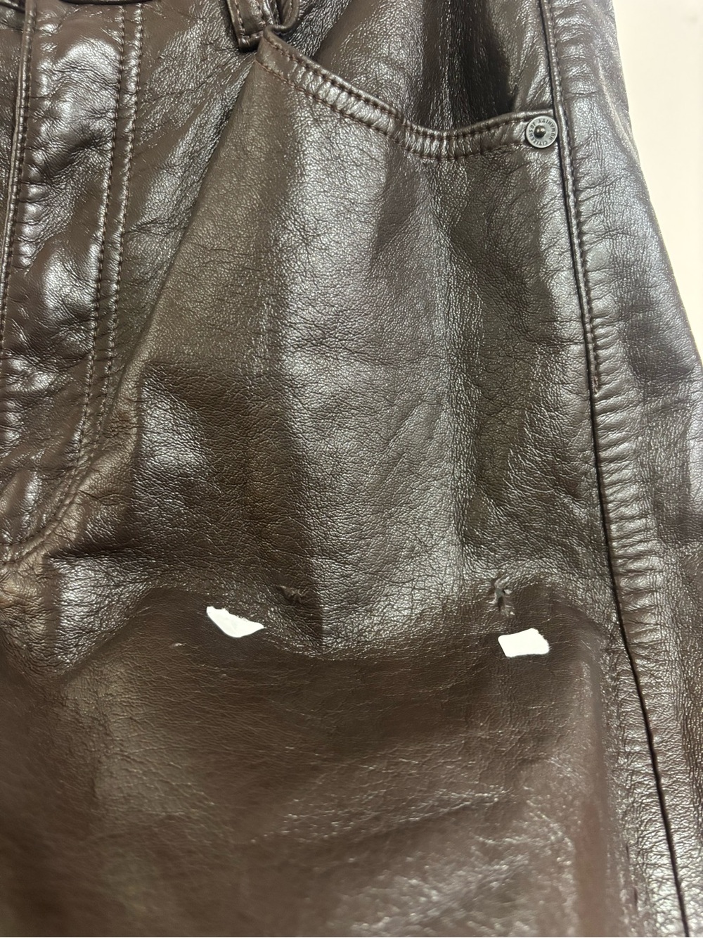Citizens of Humanity Ayla Baggy Leather, Size: 27 - Picture 9 of 16